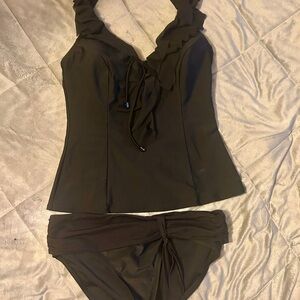 Be creative Stylish Black Swimsuit Set